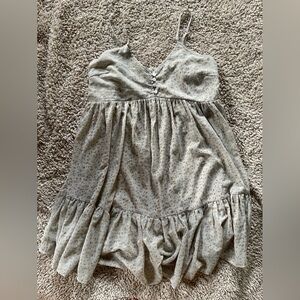 Dusty light green chetah dress